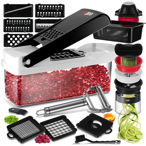 EATEX 21 Piece Multifunctional Vegetable Chopper/Dicer Set & Reviews